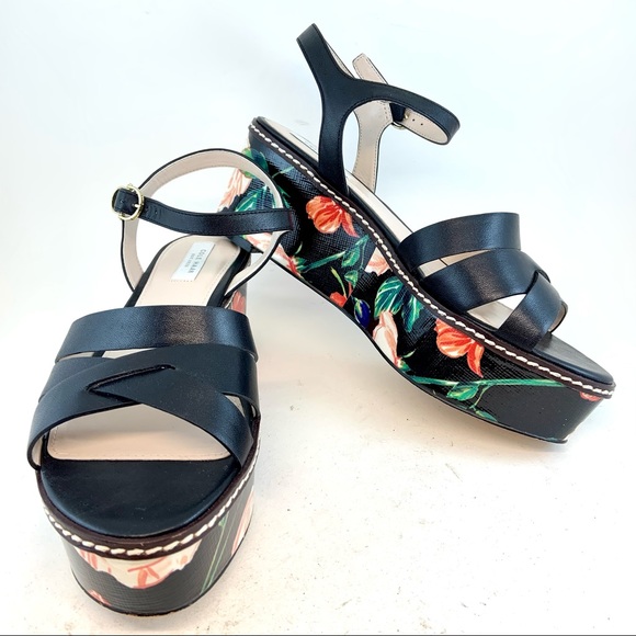 Cole Haan Shoes - Cole Haan Grand.OS Jianna Floral Platform Sandals
